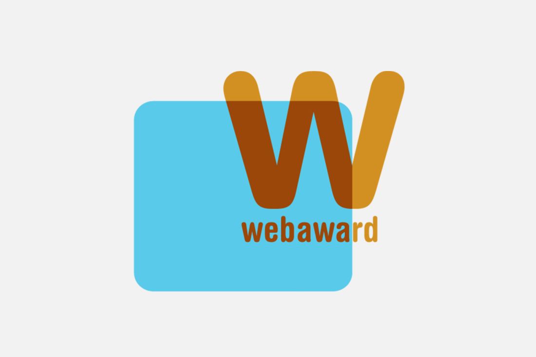 A graphic of the Web Awards logo.