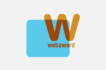 A graphic of the Web Awards logo.