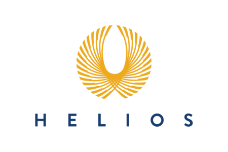 The Helios logo on a white background.