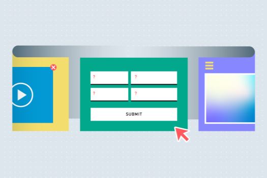 A graphic image of 3 usability features.