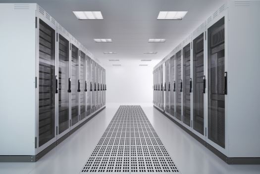 Hallway full of servers