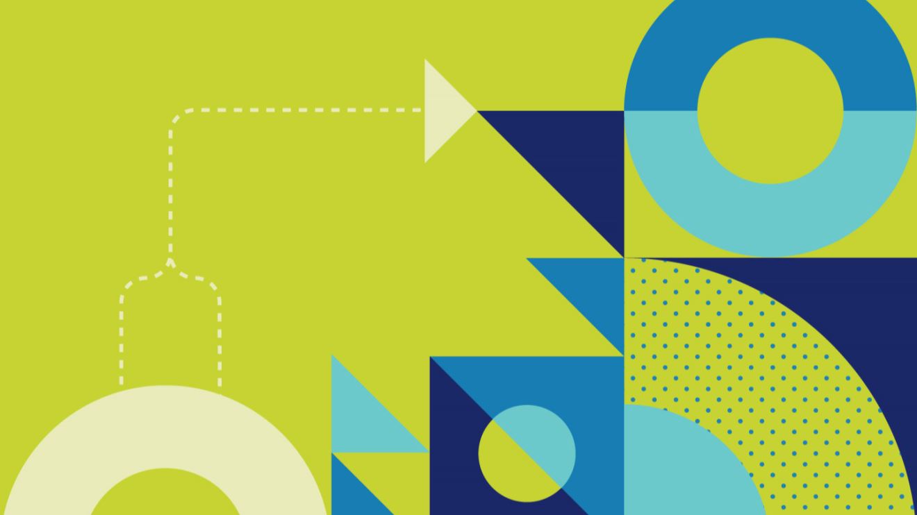 Geometric pattern in BE brand