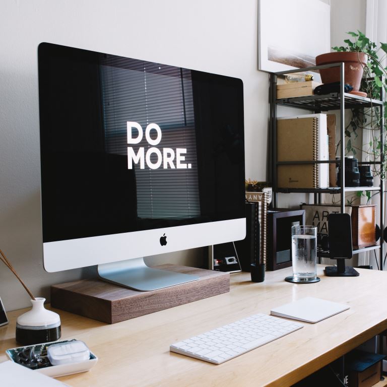 Computer image imploring a user to do more with their brand.