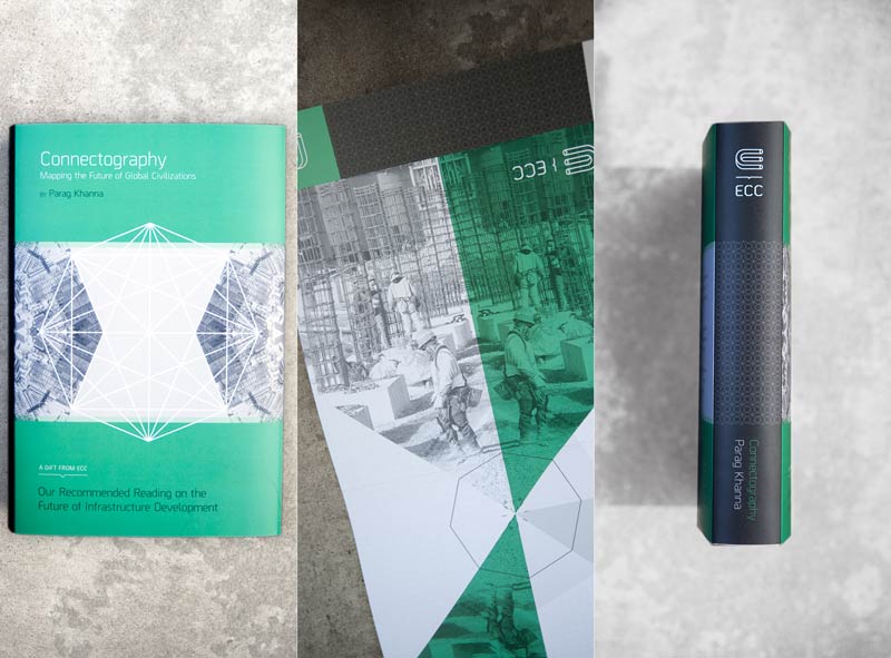 Multiple perspectives of the ECC Construction Connectography Book.