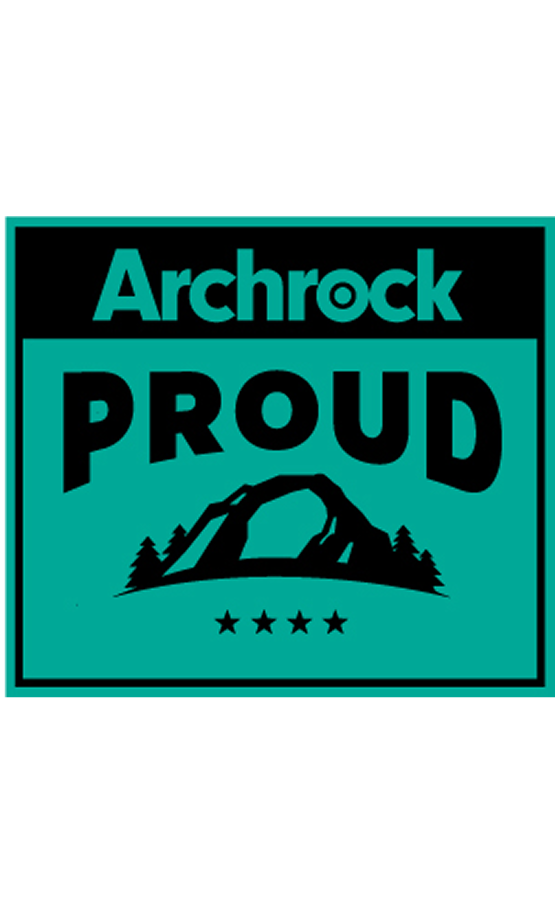 The teal Archrock "Proud" badge
