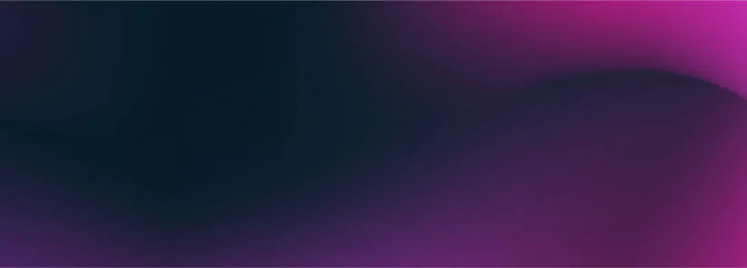 A blended banner of fusia and black, the Lynkwell brand colors