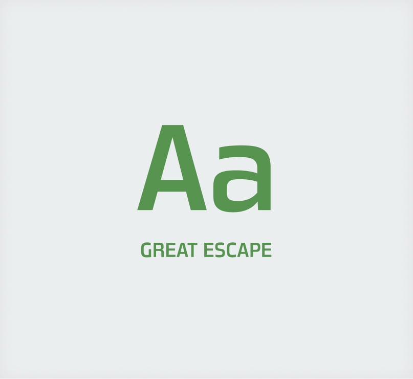 An example of the typeface used in Milestone brand designed by BrandExtract