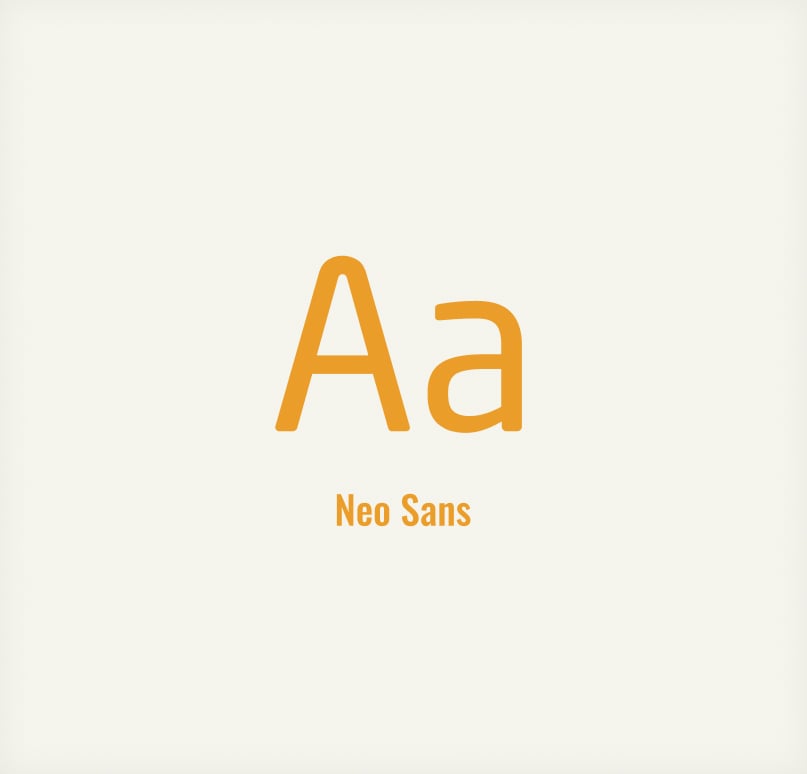 An example of the typeface used in Millar brand designed by BrandExtract
