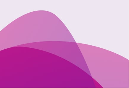 Overlapping translucent magenta arcs on a light background forming Millar brand pattern.