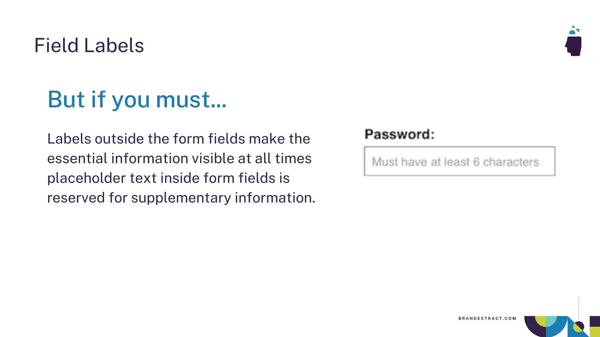 Best Practice for Form Fields