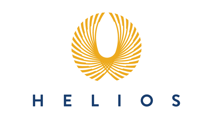 The Helios logo on a white background. 