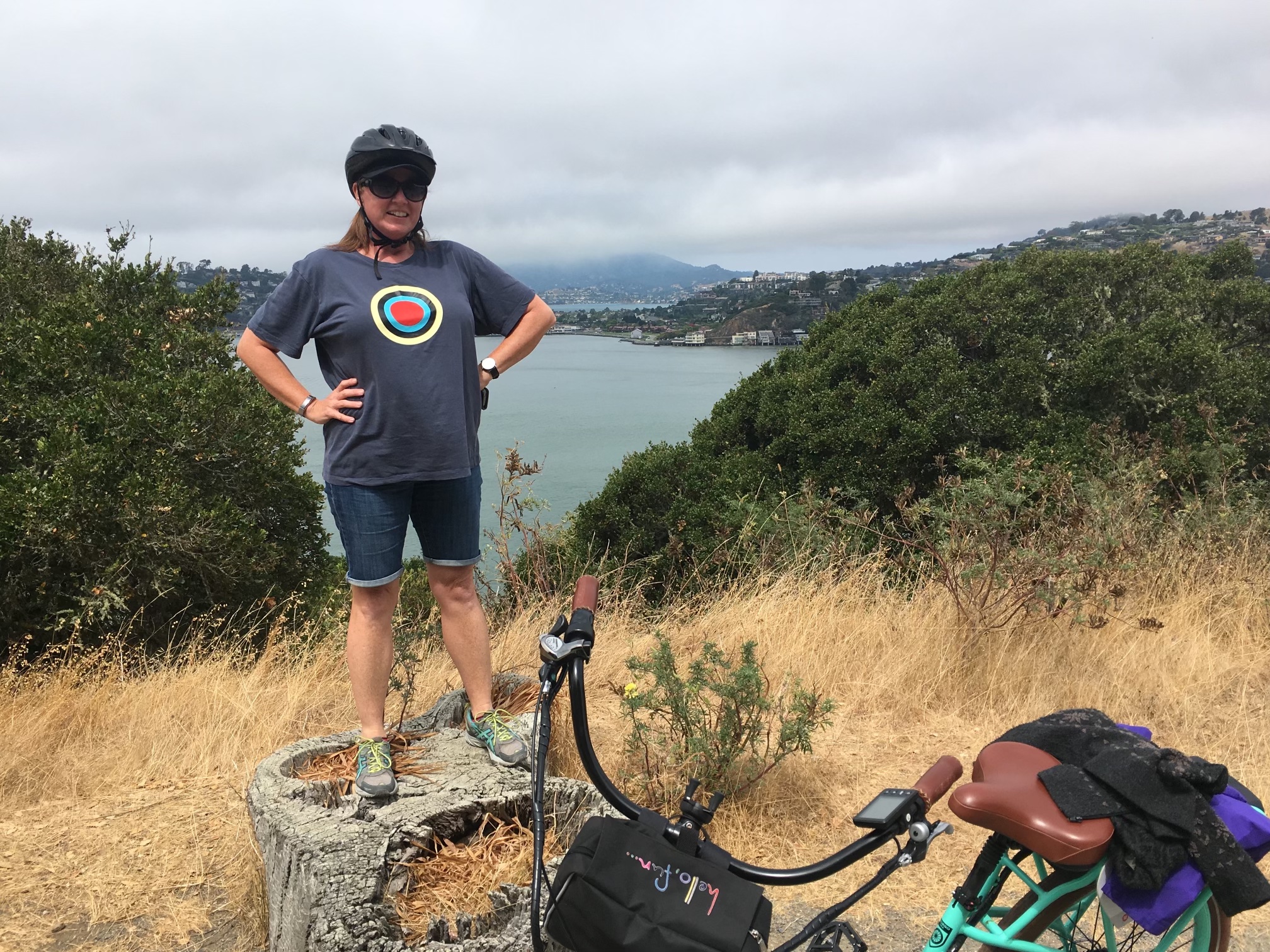 Eleanor on Angel Island