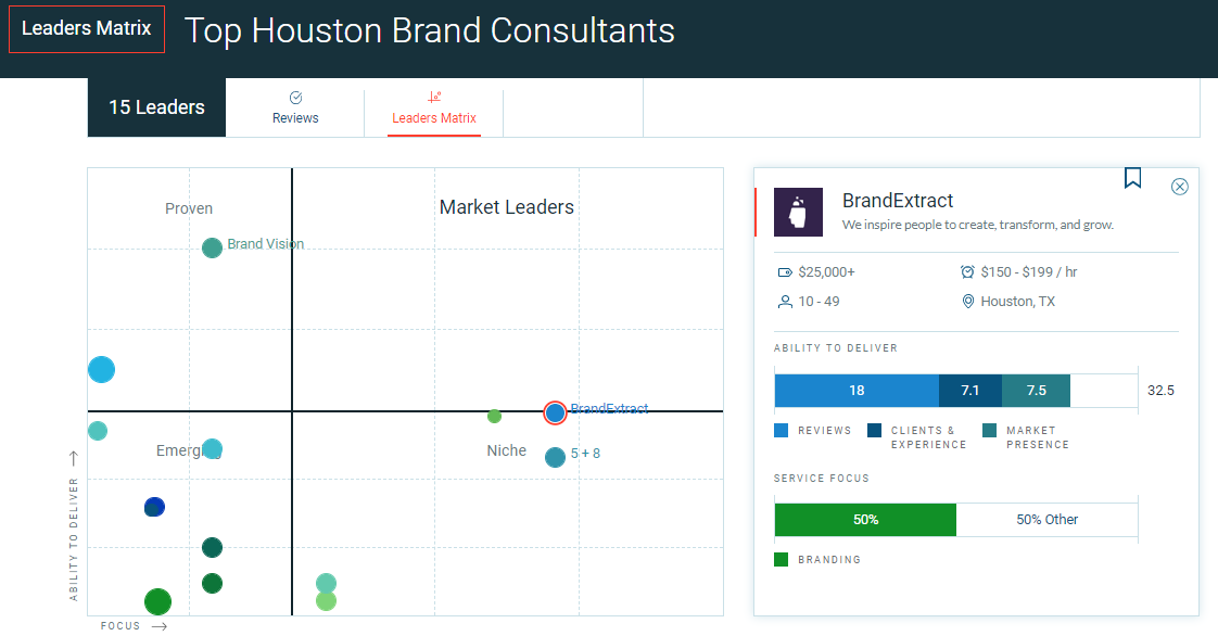 branding leaders matrix