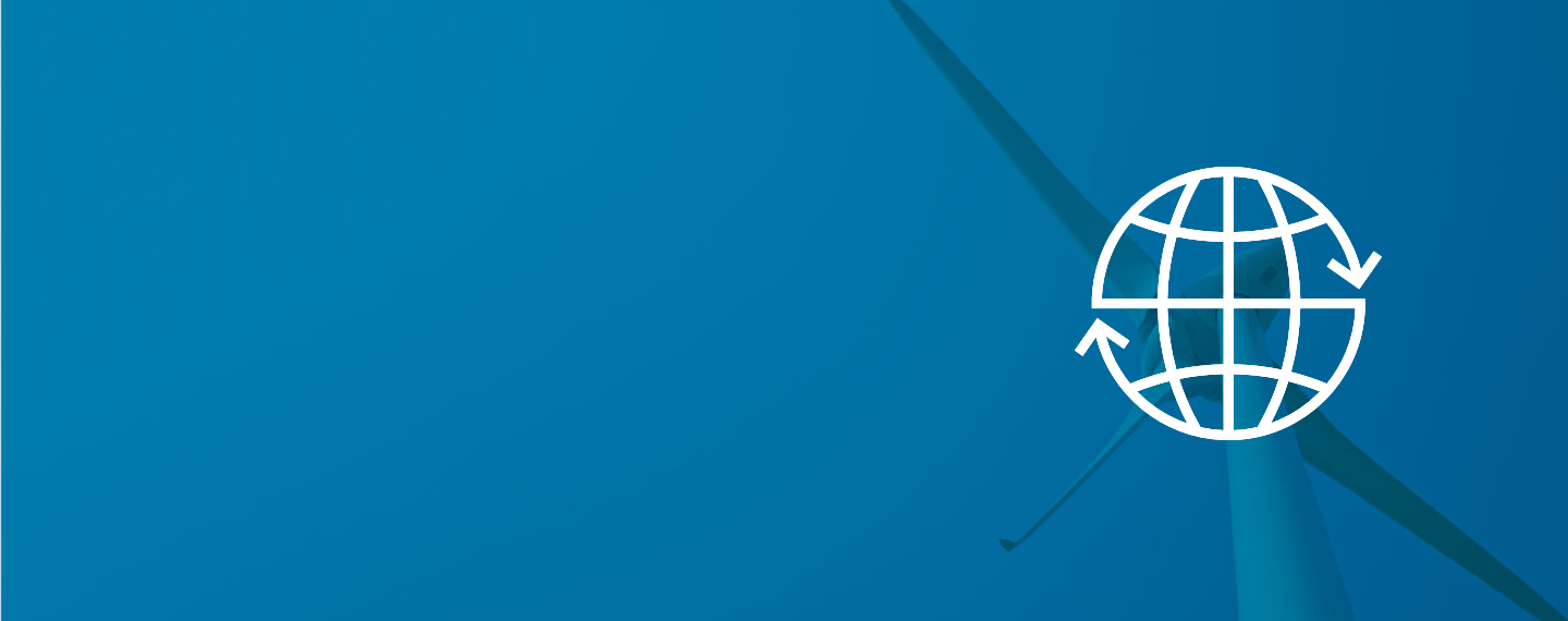 ABS Group logo overlaying a wind turbine in the background