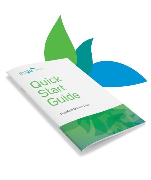design of the EVgo Quick Start Guide 
