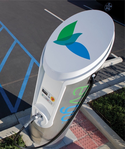 EVgo electric vehicle charging station