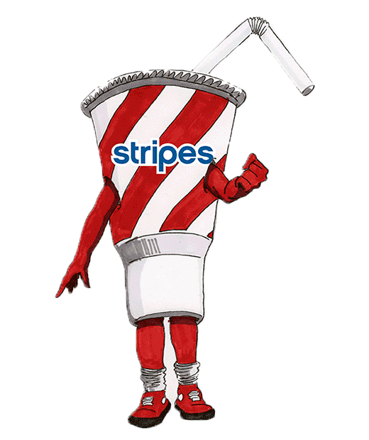 Animated Stripes Mascots in a gif